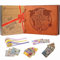 Our Adventure Book, Scrapbook mit 3D-Holzeinband - 30.3 cm x 19.4 cm, zeitloses Erinnerungstagebuch für unvergessliche Abenteuer und wertvolle Augenblicke, ideal für Jubiläen, Reisen, Geschenke für