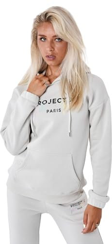 Project X Paris Sweat à Capuche brodé Greige M