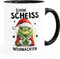 MoonWorks® Grinch Tasse Anti Weihnachten Spruch Ironie Sarkasmus lustige Weihnachtsbecher Geschenke für Weihnachtsmuffel Spruch 3 weiß-innen-schwarz standard