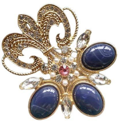 JKQBUX Versailles Serie Barock elegante Brosche Pin für Damen Herren Mädchen Retro Court Perle Corsage Pin zartes Accessoire