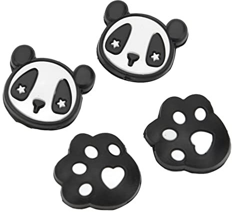 Keenso Tennisschläger-Stoßdämpfer, Tennisschläger-Dämpfer, Silica-Dämpfer für Tennisschläger, Tennis-Stoßdämpfer für Vibrationsdämpfer (Panda- und Klauenform)