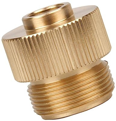 MUSISALY Gas Tank Adapter Gas Camping Stove Tank Stove Adapter Mr Buddy Heater Gas Cylinder Adapter Camping Stove Adapter Gas for Camping Stove Propane Small Tank Valve 58 Copper