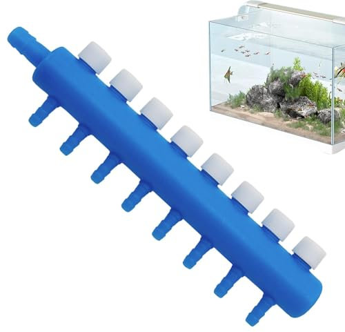 Aquarium Air Tubing Valves - Fish Tank Air Control Regulator Valve - Aquarium Air Control Lever Valve Distributor Splitter AirTube Connector