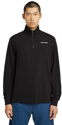 G-Star Herren Checquard Tweeter Half Zip T-Shirt