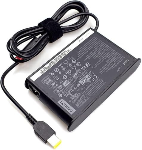 Lenovo 135W Yellow Slim Tip ADL135SDC3A AC Adapter for Lenovo ThinkPad P1 20MD 20ME ThinkPad X1 Extreme 20MG Lenovo G510 G5005 Y50-70 Y50P-70 Y520-15 Y700-14 Y700-17 Y70-70