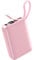 26800mAh Power Bank Portable Charger Battery Pack, External Battery with 2 Ports & 2 Cables, Pink