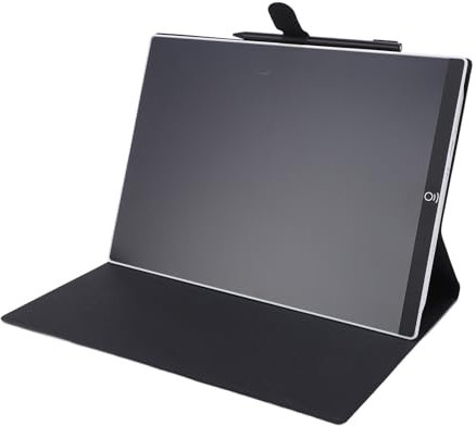 Tableau D'écriture LCD, Tablette de Dessin Graphique de 11,5 Pouces avec Stylet, Tableau de Dessin électronique avec étui de Protective, écran de Verrouillage à Un Bouton (White)
