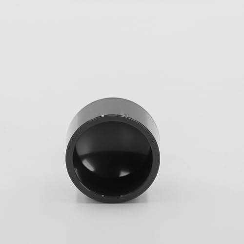 HAF 2X PVC Fittings Klebekappe mit 63mm Klebemuffe | Endkappe aus grauem PVC-U | Als Endstück für PVC Rohr | PN16 für Poolfitting, Schwimmbad, Poolverrohrung, Druckleitung, Rohrleitung & Teich