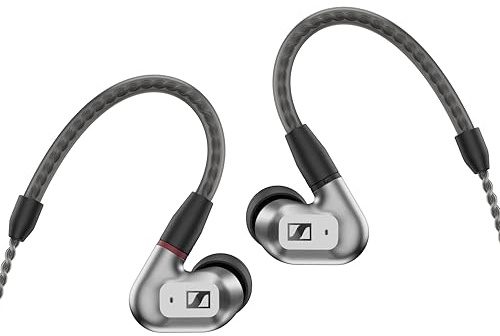 Sennheiser IE 200 Cuffie stereo con cavo per audiofili - Cuffie in-ear con cavo ad alta fedeltà, suono chiaro e fedele e bassi di grande impatto - argento