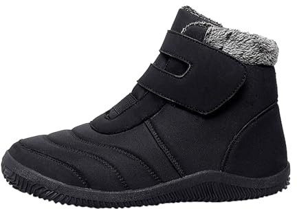 2025 Donna Inverno Plus Cotone ispessito High Top Casual Stivali di Cotone All'aperto Moda Caldi Stivali Da Neve Donna Fitness Scarpe 39, Nero , 38 EU