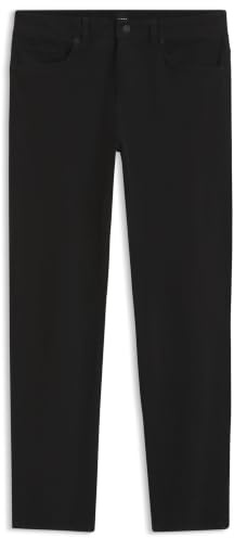BOSS Herren H-Delaware5 Delaware Slim-Fit Hose aus elastischer Baumwoll-Gabardine