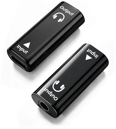 Seminer USB C to 3.5mm Headphone Jack Adapter Compatible with Headset, PC, Tablet, Laptop, Microphone, Speaker(2 Pack)