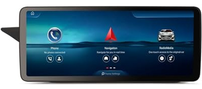 Navegador por satélite para Sistema GPS para Coche Android de 12,3 Pulgadas para Mercedes para Benz Clase E W212