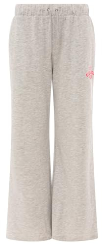 Zwillingsherz Feel Good Club Damen Sweathose lang mit Stickerei – Bequeme Baumwollhose für Frauen – Lässige Jogginghose für Freizeit Alltag Loungewear – Moderne Damenhose Frühling Herbst Winter