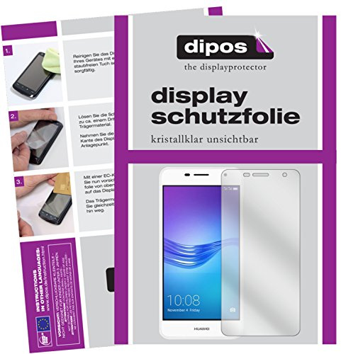 dipos I 2x Screen Protector compatible with Huawei Enjoy 7 Plus Protection Films clear