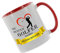 Die besten Golfer heißen... Wunschname - Kaffeetasse mit Motiv, Tasse mit Druck, auch individuell mit Spruch, Foto, Wunschtext, Wunschname (Rot)