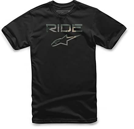 Alpinestars Herren Kurzarm-Logo T-Shirt moderner Schnitt, Black, M, 1119-72006
