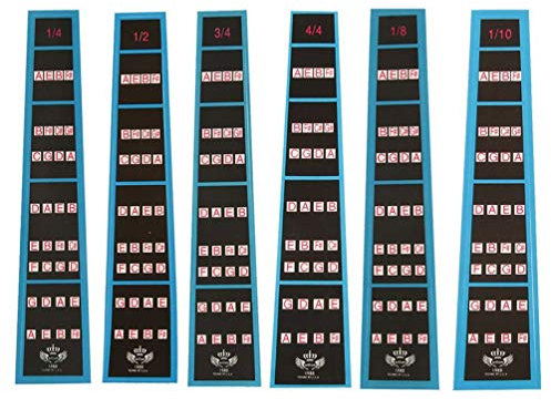 Milisten Violine Fingerboard Aufkleber Intonationsetiketten Für Anfänger Einfach Anzubringen Abnehmbar Langlebig Für Schnelles Lernen Und Orientierung Dem Griffbrett