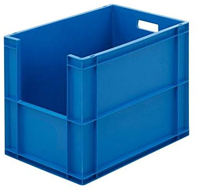 BiGDUG Value Euro Stacking Pick Bins 20 & 50 Pack Boxes Warehouse (25 Blue)