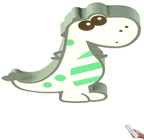 LED Kinder Deckenleuchte Cartoon Tier Dinosaurier Lampe Stufenloses Dimmbar Kinderzimmerlampe mit Fernbedienung 32W im Modern Junge Mädchen Schlafzimmerlampe Deckenlampe Wohnzimmerlampe Decken Lampen