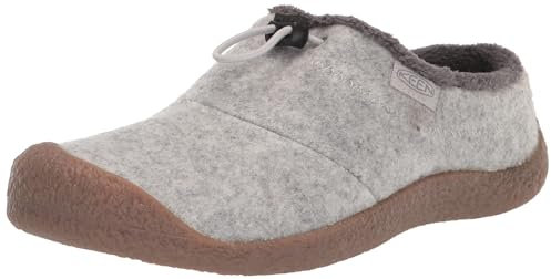 KEEN Women's Howser 3 Slide Slipper, Light Gray Wool/Vapor, 7 UK