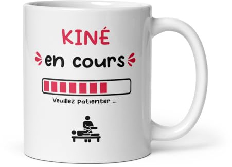 MugSmile Mug kiné en cours humour tasse future kinésithérapeute femme