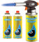 Top Home Solutions® Blow Torch With Auto Ignition - Refillable Butane Gas Flamethrower, Soldering Torch Lighter for Camping, Cooking, Kitchen & BBQ (Includes 2 Gas Bottles)