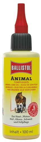 RL24 Ballistol Animal Care Oil - 1 x 100 ml | Animal oil with deep effect - gentle care for horses, dogs, cats etc. Ideal tail, fur and hoof care