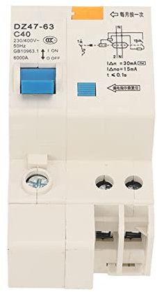 Stromkreisschutzschalter, 400 V 40 A Nylon-Leistungsschalter for Drucktastenschalter in Bürogebäuden