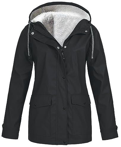 Fahrradjacke Damen Leichte Wasserdicht Fahrrad Funktionsjacke Gefüttert Packbar Windbreaker Sommerjacke Mit Kapuze Sommer Outdoorjacke Dünne Trenchcoat Lang Große Größen Sportjacke