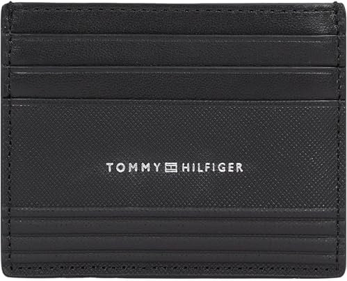 Tommy Hilfiger Uomo Porta Carte Business Piccolo, Nero (Black), Taglia Unica