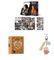 Kpop Set 60 Stück Jimin Persönliche Fotokarten Postkarte, 32 Stück Aufkleber, Chimmy Album Binder Halter Buch, Chimmy Schlüsselanhänger Schlüsselanhänger (Suga)