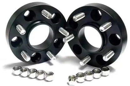 THRU Satz Spurverbreiterung Kompatibel Mit Tesla Für Model 3, 2 Stück, Spurverbreiterung, Adapter 5x114,3, Nabenzentrierung 64,1, 15–30 Mm, Trennscheiben M14x1,5(30 mm)