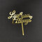 Craft Cart Acrylic Cake Topper Love You Always For Valentine's Day Birthday Or Anniversary With Gold Letters White Heart Party Decoration Idea