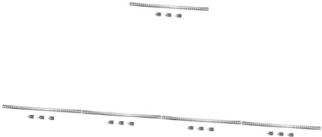 Amosfun 5 Juegos De Soporte Para Refrigerador Estante Para Refrigerador Congelador Estante Para Refrigerador Abrazadera De Soporte Para Refrigerador Clip De Herramienta Para