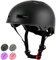 LOKJIJI Verstellbarer Fahrradhelm Skaterhelm für Mädchen Jungen Kinder Jugend Erwachsene, Kinder Schutzhelme für Multi-Sportarten Fahrrad Skateboard Skaten, Schwarz, L