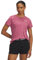 Under Armour Femme Tech Twist Short Sleeve Crew T-Shirt, Fuchsia Crépuscule/Blanc, L EU