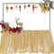 Adjustable Over The Table Rod Stand with Clamps 13''-42'' Tall 29''-98'' Length Metal Table Arch Stand Balloon Flower Arch Stand for Wedding Birthday Halloween Party Christmas Decorations(Black)
