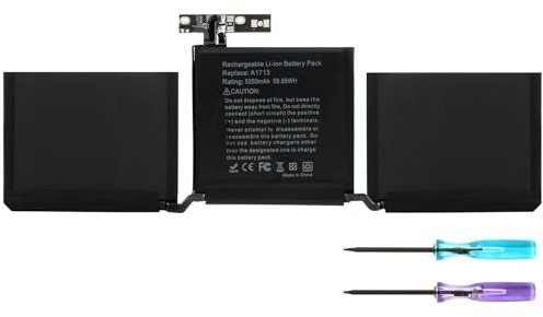 A1713 A1708 Ersatz Laptop Akku für MacBook Pro 13 Zoll A1708 (Ende 2016, Mitte 2017) A2159(2019) A2289(2020) A2338(2020,2022) A2171 EMC 2978 316 4 Batterien