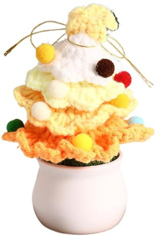 Ornamenti per alberi di Natale - Fiori all'uncinetto portatili, Decorazione floreale all'uncinetto per alberi di Natale | Albero di Natale all'uncinetto dei fiori artificiali, ornamenti fatti a