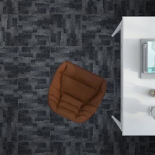 Steffensmeier Teppichfliese Virginia Paket | 5m² (20Stück) | Büro | selbstlegend | Schlinge | Taupe 5m²