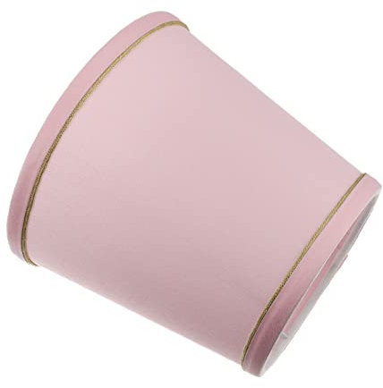 Homoyoyo Pendelleuchte Stoff Lampenschirm Oval E14 in Rosa – Dekorativer Ersatzschirm Für Tischleuchten - Stehlampen Und Kronleuchter – Ideal Für Wohnzimmer Und Schlafzimmer Deko