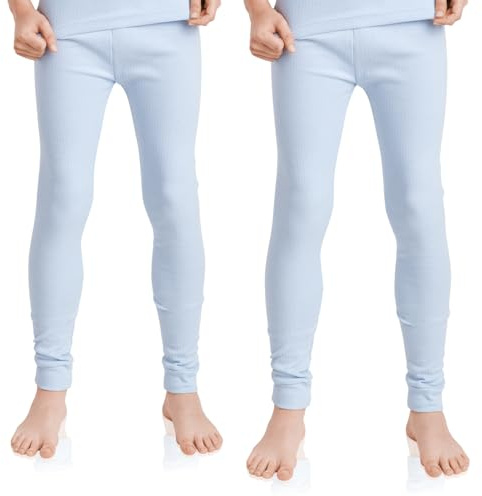Celodoro 2er Pack Lange Kinder Thermo Unterhose Winter Unterwäsche
