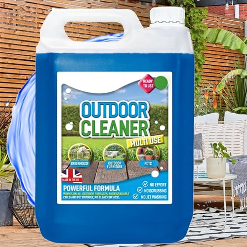 2.5 Litre Ready To Use Multi Purpose Outdoor Cleaner | Effectively Refresh Paths, Patios, Driveways, Greenhouses, Flowerpots, & Various Other Surfaces
