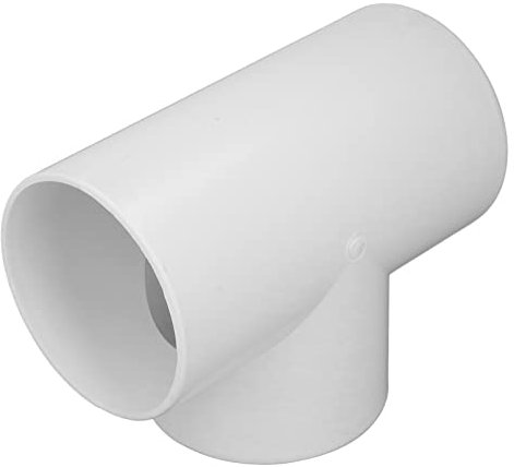 aqxreight 3 -Wege -Kanalanschluss PVC T Form Runde Rohranpassung 3 Löcher Schlauchadapter Splitter 6in (4 Zoll)