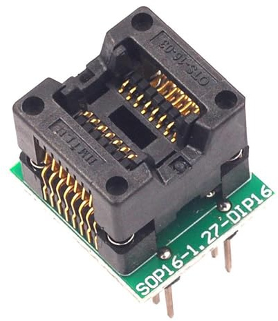 Programmiersitze SOP16 auf DIP16 IC Socket Adapter für effiziente Chipprogrammierung und Testen