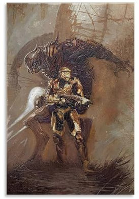 KEEP MARY Master Chief Wandkunst Bilddruck Moderne Familienzimmer Dekor 16x24inch(40x60cm)