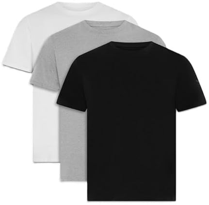 Ted Baker Mens 3-Pack Breathable Cotton Stretch Crew Neck T-Shirt, Size XL