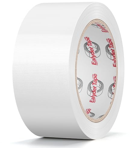 Ealyder Tape 1 Rollo Cinta Ductil Blanca 50mm x 27,4m Fuerte Impermeable