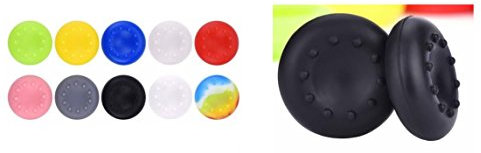 TecnoStore® 2X GOMMINI CONTROLLER PS3 XBOX ONE 360 Wii JOYPAD PC analogico gommino grip